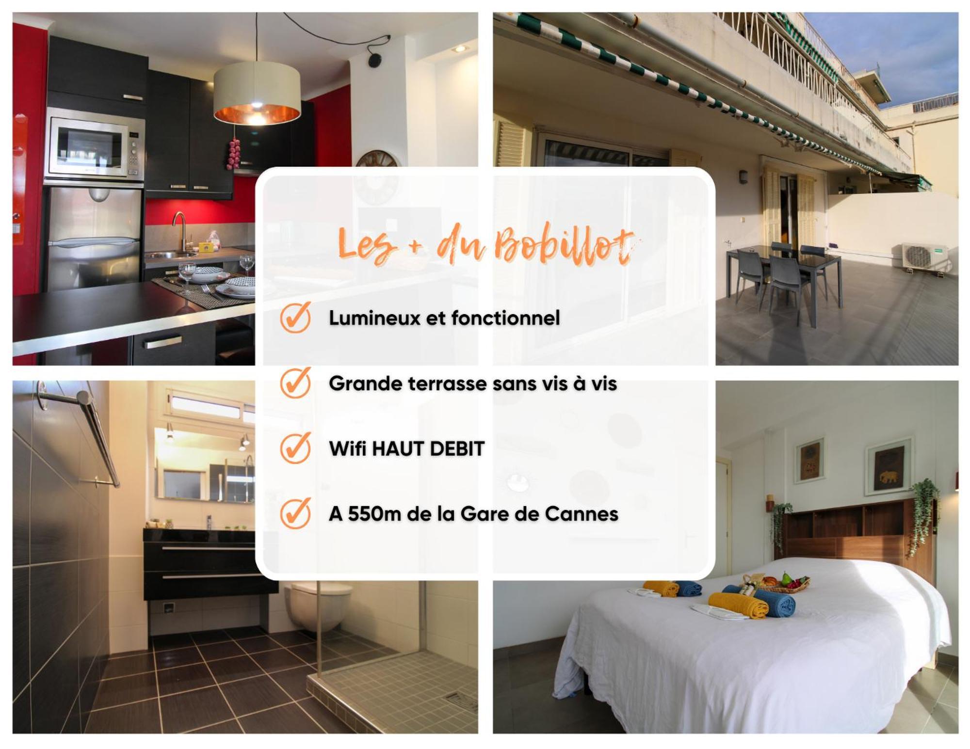 Le Bobillot By Apirent #Central #Terrasse #Wifi #Clim Канни Екстер'єр фото